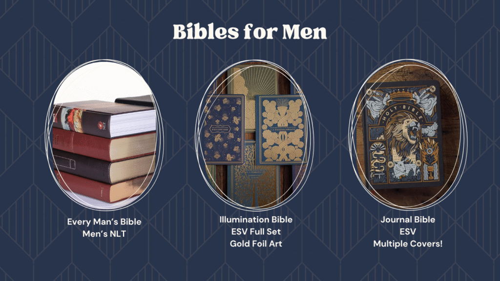 Decorative Image for Bible Product Recommendations - Bibles for Men