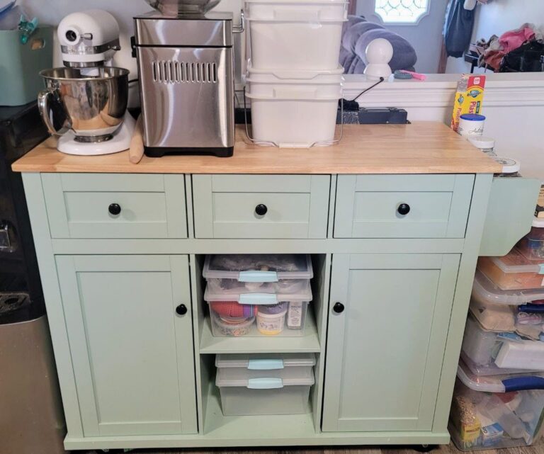 My kitchen baking a cart