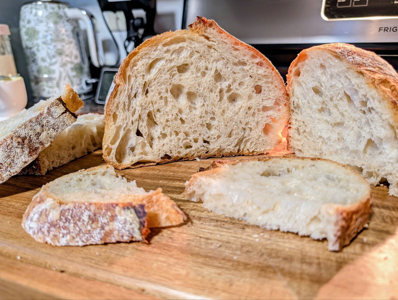 sliced sourdough bread