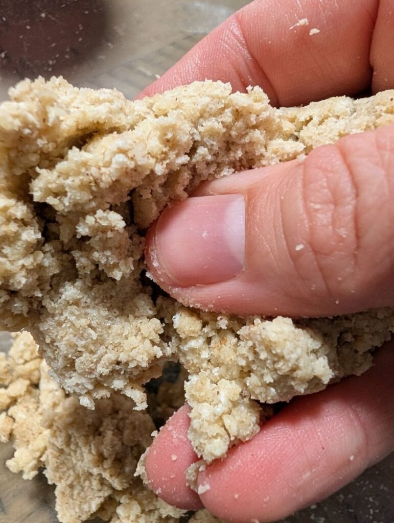 Edible Moon Cookie Dough texture
