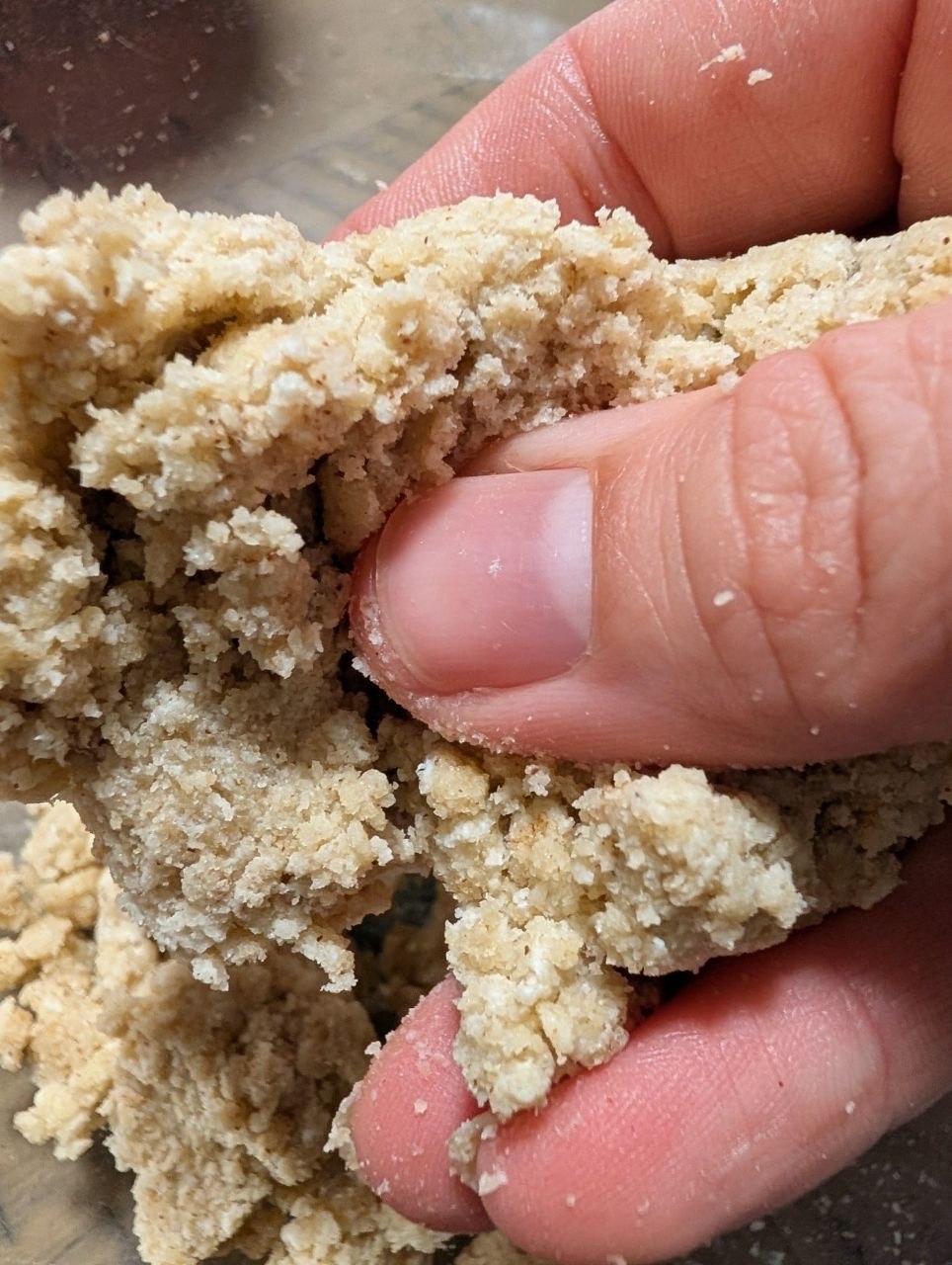 Edible Moon Cookie Dough texture